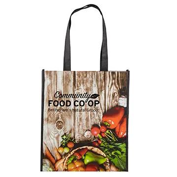 Custom Tote Bag Laminated Non-Woven - 12.5 x 14 x 9.25 in - product view 3