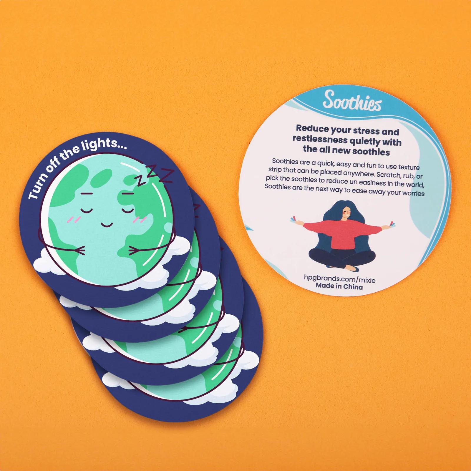 Stress Relief Strips Circle Textured - 2.25 in