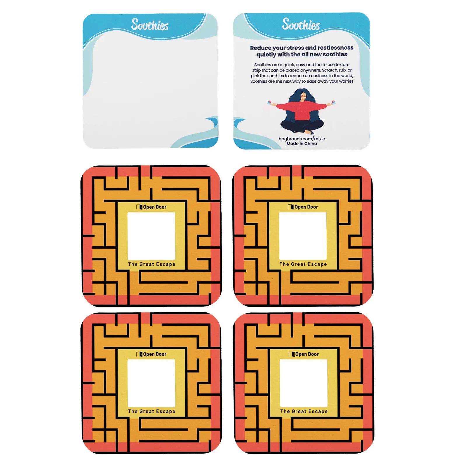 Stress Relief Strips Square Textured - 2.25 x 2.25 in - product view 2