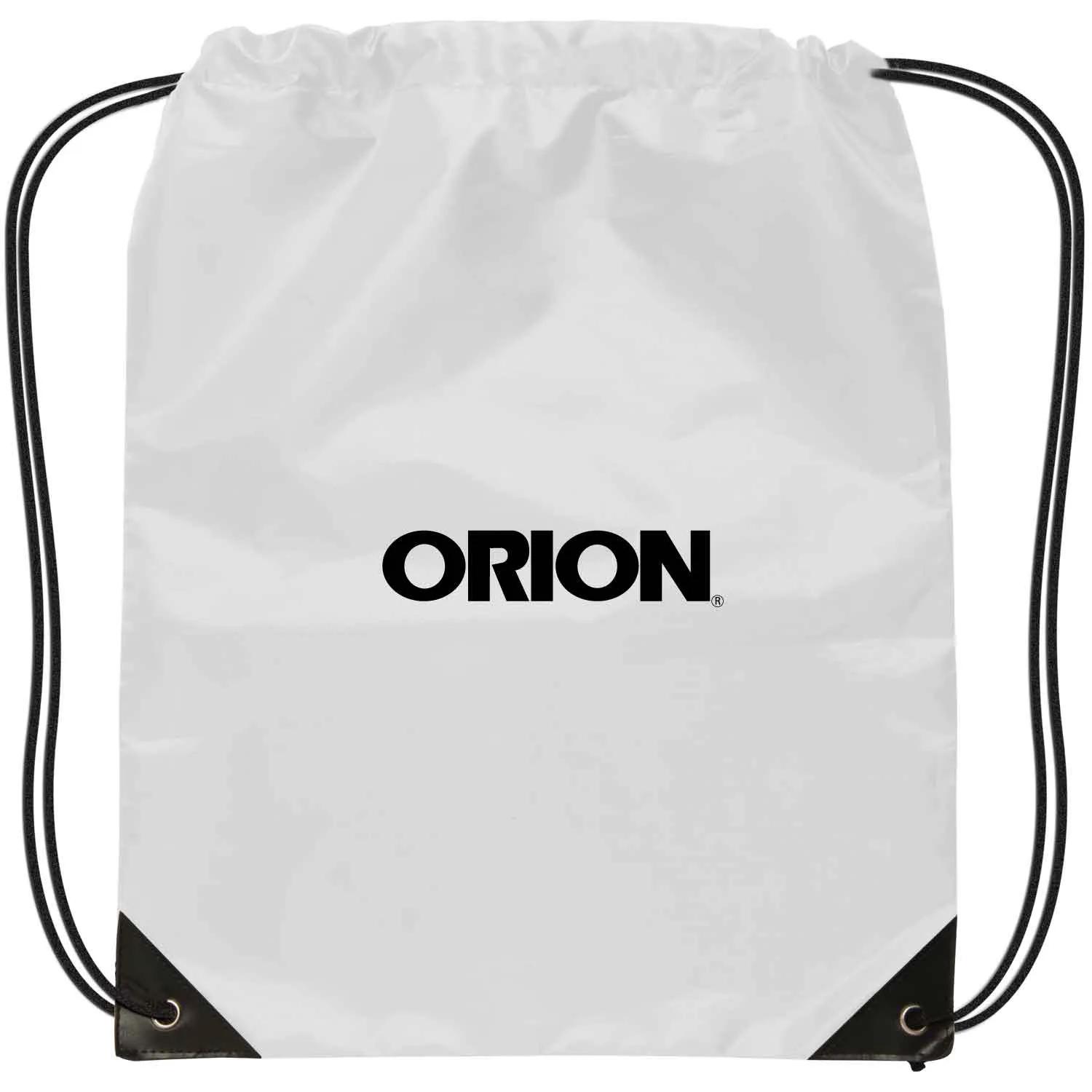 Custom Drawstring Backpack Polyester Reinforced - 14 x 17 in - product view 9