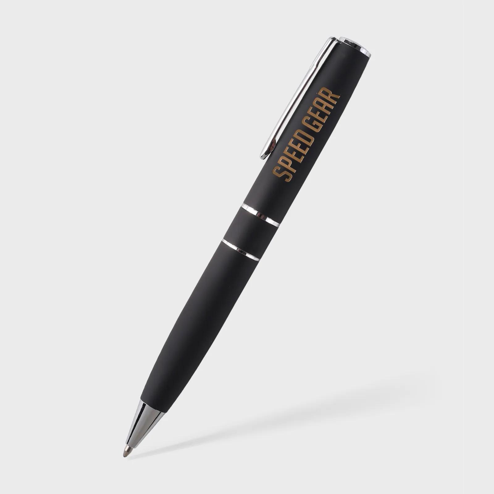 Pen Executive Brass Jumbo Barrel Chrome Accents - 5.6 in - product view 3