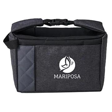 Lunch Bag Insulated Heathered Polyester Quilted - 10 x 7 in - product view 9