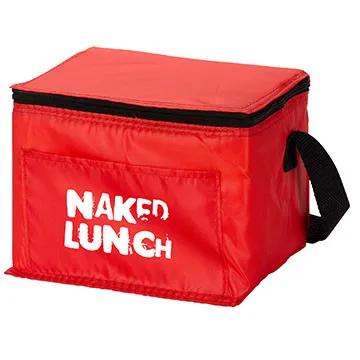 Insulated Cooler Bag Six-Pack Front Pocket - 8 x 5 in - product view 2