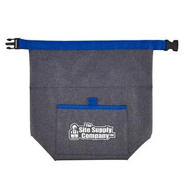 Lunch Bag Roll-Top Heathered Polyester Buckle - 13 x 13 in - product view 4