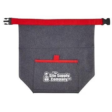 Lunch Bag Roll-Top Heathered Polyester Buckle - 13 x 13 in - product view 8