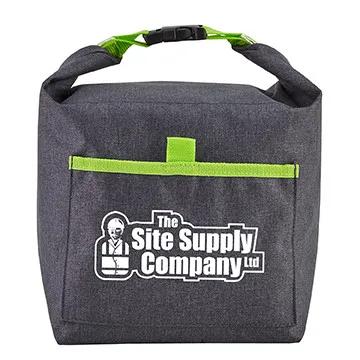 Lunch Bag Roll-Top Heathered Polyester Buckle - 13 x 13 in - product view 10
