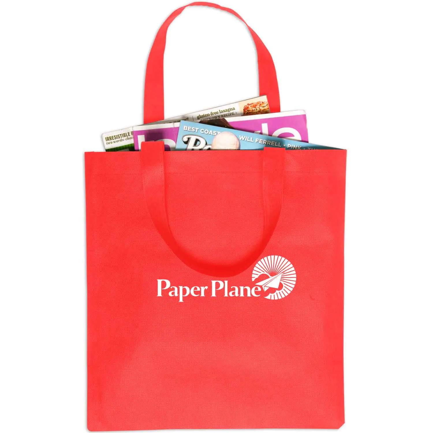 Custom Tote Bag RPET Non-Woven - 13 1/4 x 14 in - product view 6
