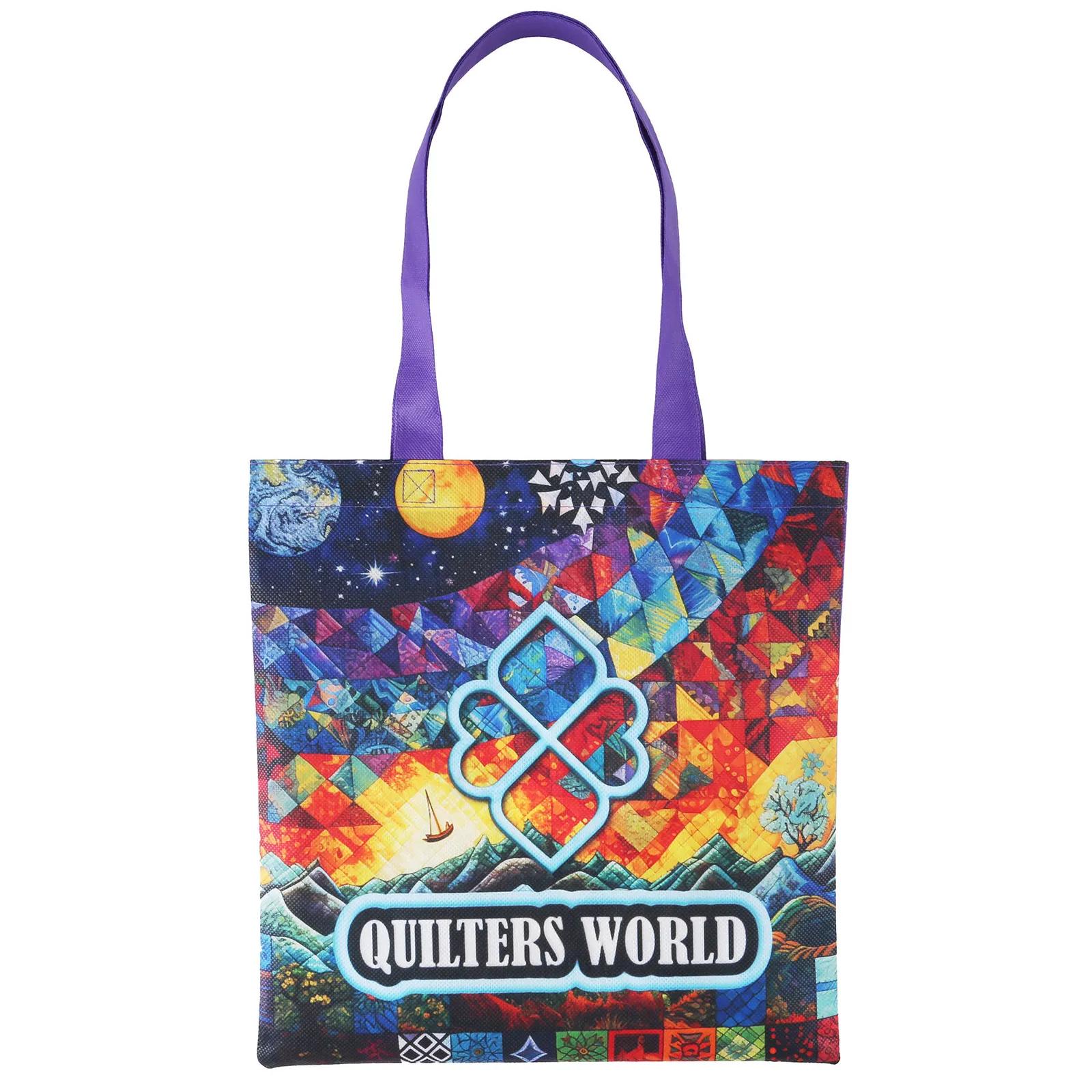 Custom Tote Bag Sublimated 2-Sided - 13 1/4 x 14 in - product view 6