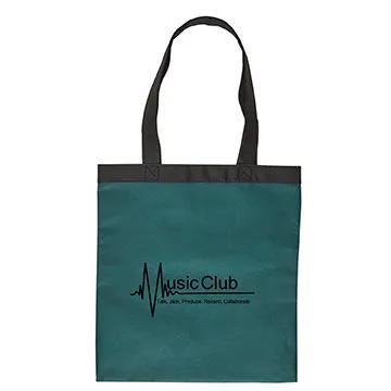 Custom Tote Bag Two-Tone Non-Woven - 13 1/4 x 14 in - product view 6