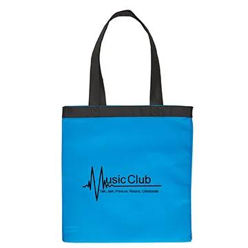 Custom Tote Bag Two-Tone Non-Woven - 13 1/4 x 14 in - product view 7