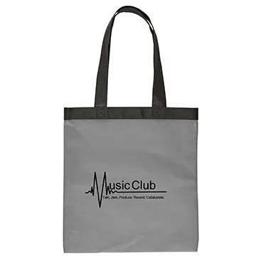 Custom Tote Bag Two-Tone Non-Woven - 13 1/4 x 14 in - product view 8