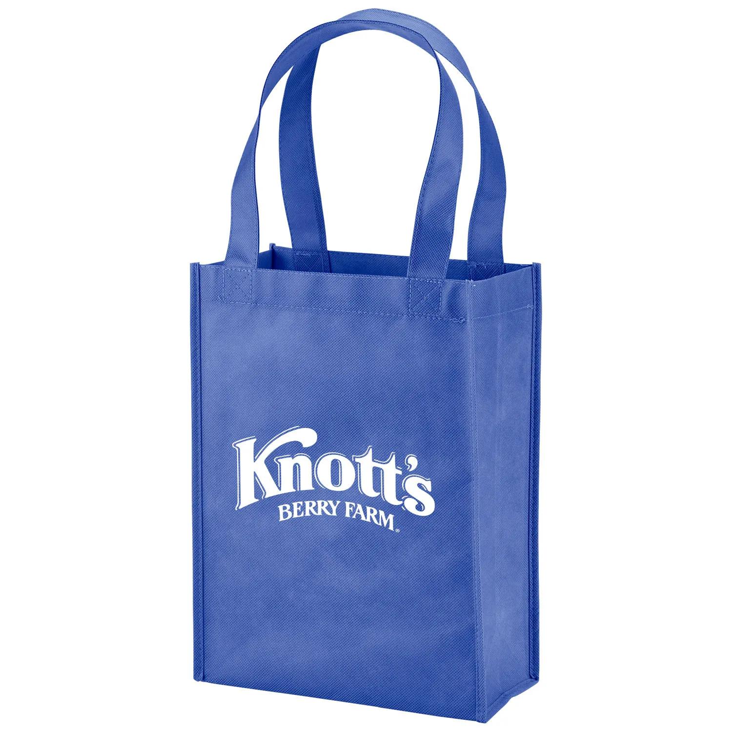 Custom Tote Bag Mini Non-Woven Gusseted - 9 x 12 x 4.5 in - product view 11