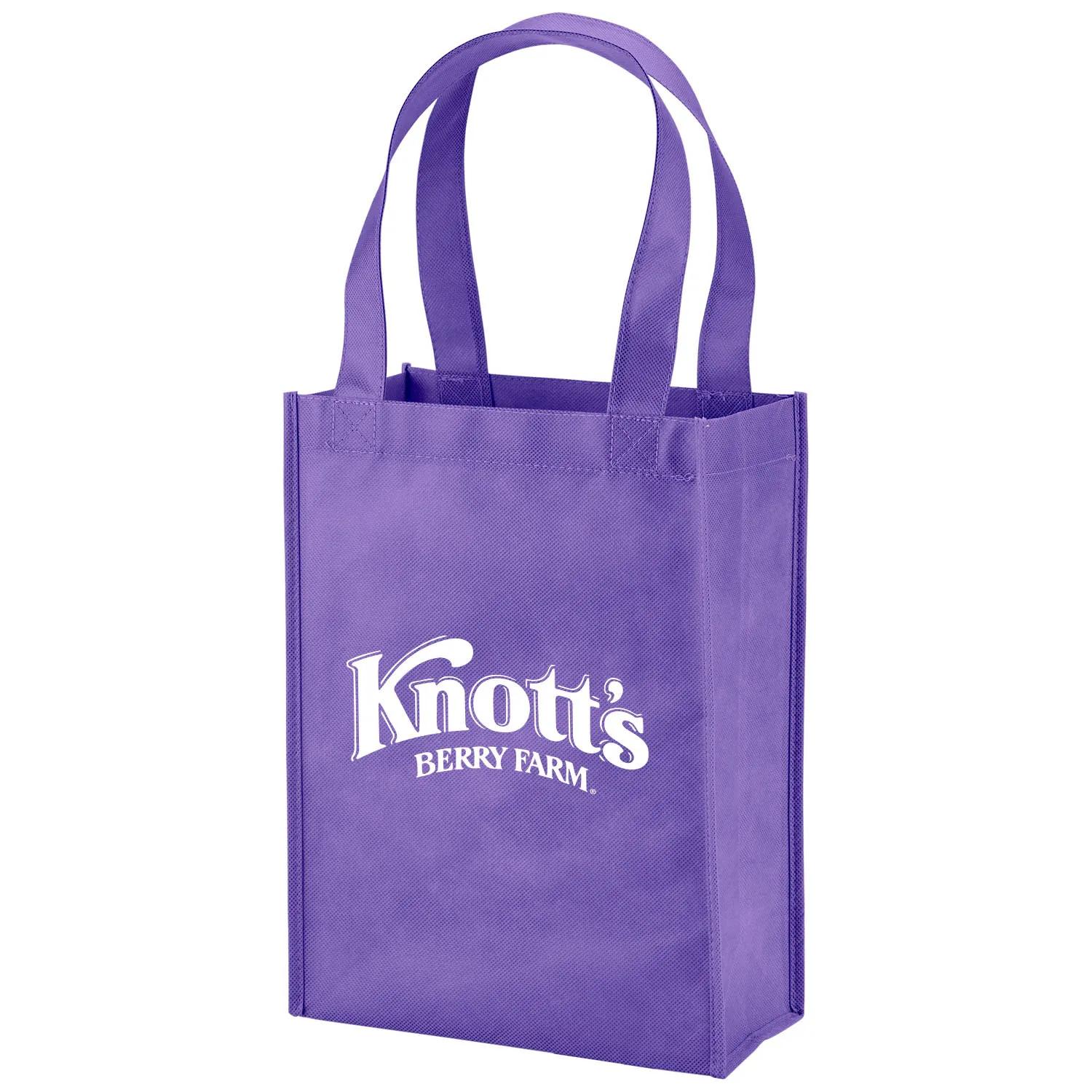 Custom Tote Bag Mini Non-Woven Gusseted - 9 x 12 x 4.5 in - product view 13