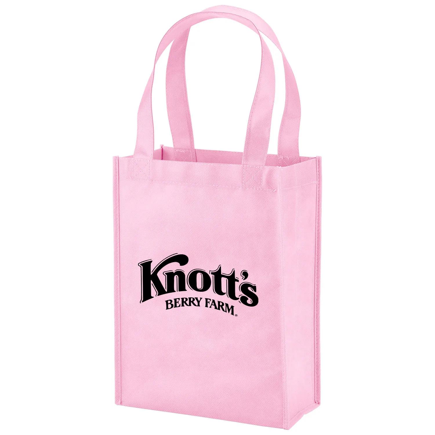 Custom Tote Bag Mini Non-Woven Gusseted - 9 x 12 x 4.5 in - product view 14