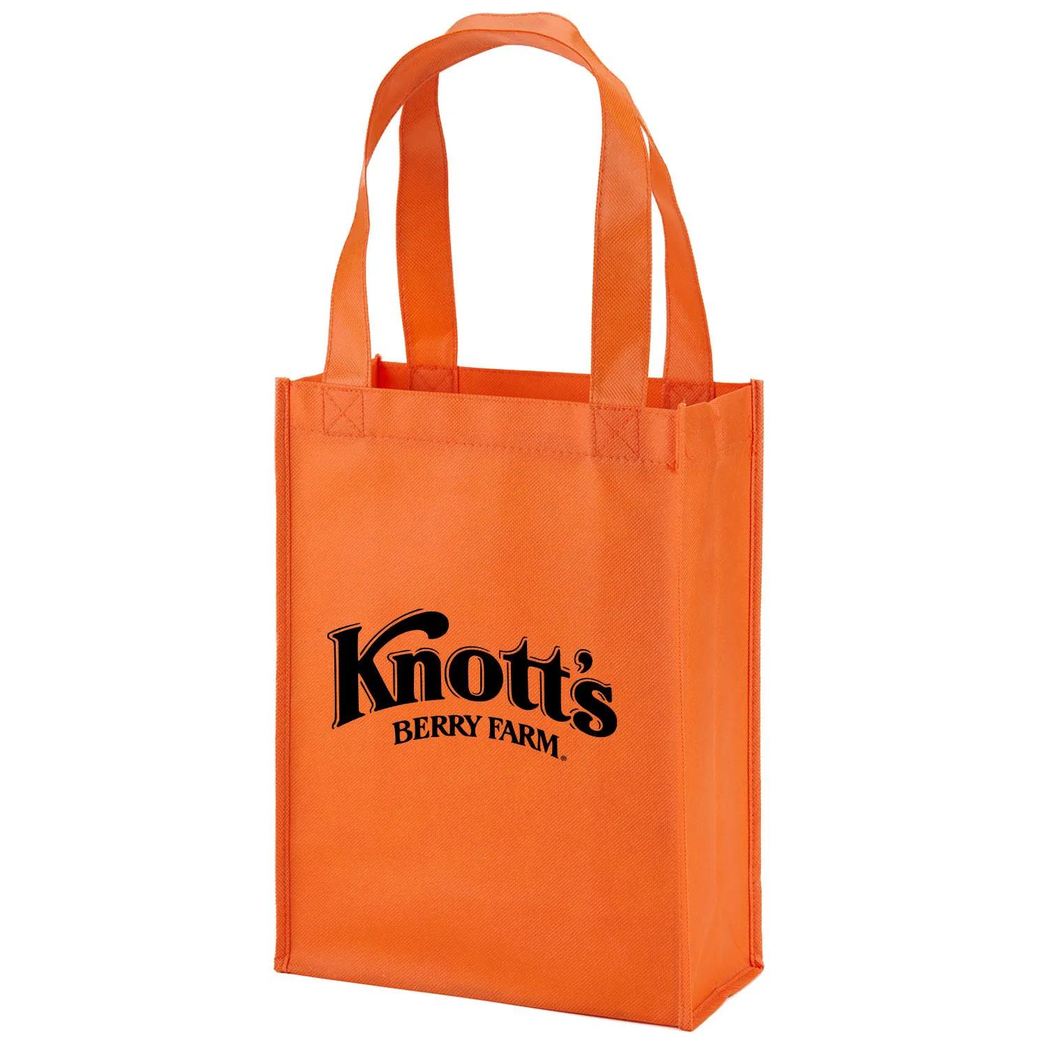Custom Tote Bag Mini Non-Woven Gusseted - 9 x 12 x 4.5 in - product view 15