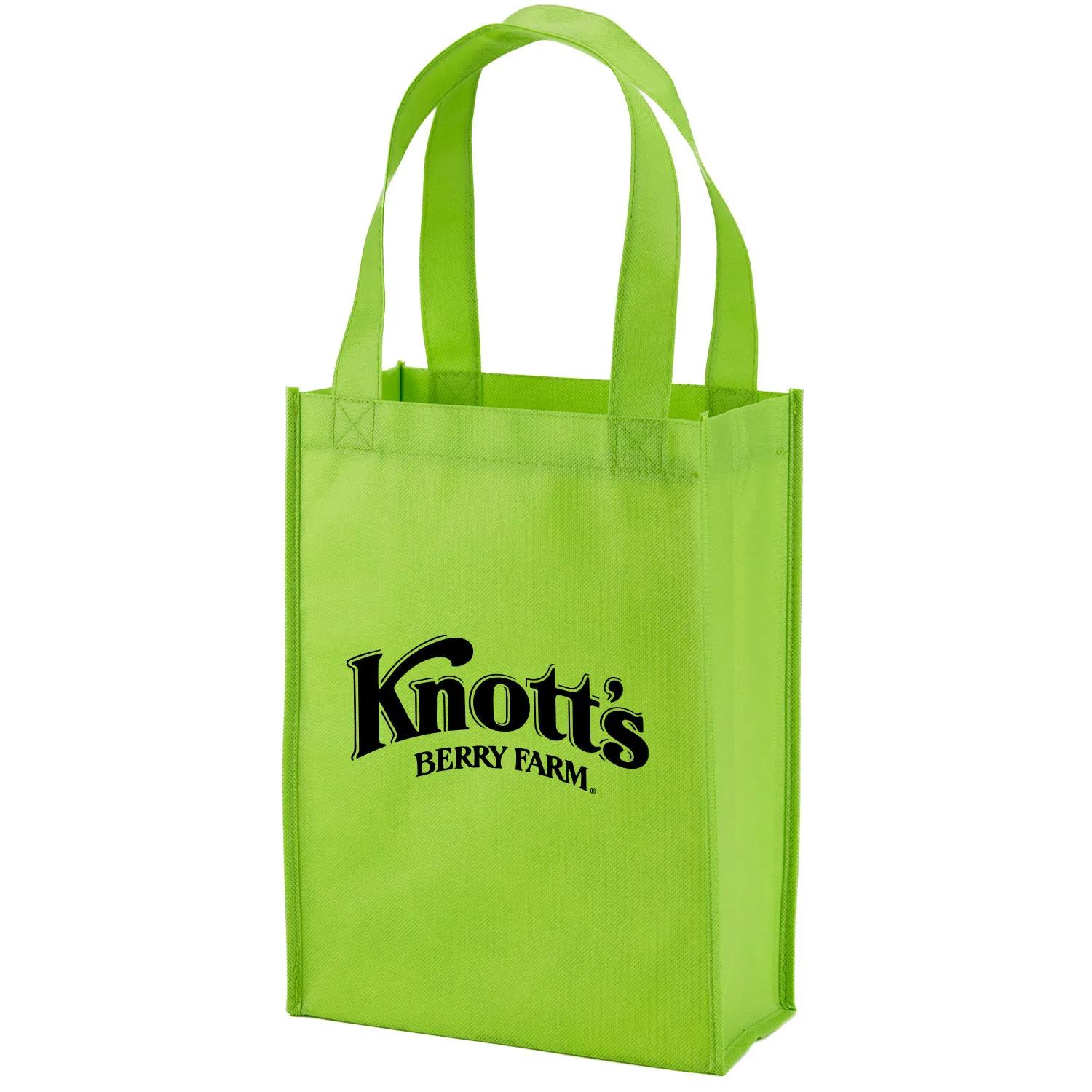 Custom Tote Bag Mini Non-Woven Gusseted - 9 x 12 x 4.5 in - product view 17