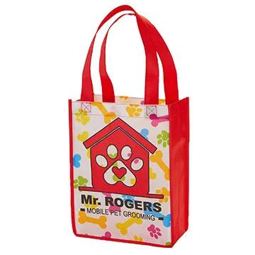 Custom Tote Bag Mini Sublimated 2-Sided - 9 x 12 x 4.5 in - product view 3
