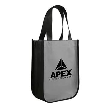 Custom Tote Bag Curve Bottom Non-Woven - 9 x 12 x 4.5 in - product view 4