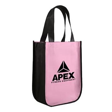 Custom Tote Bag Curve Bottom Non-Woven - 9 x 12 x 4.5 in - product view 9