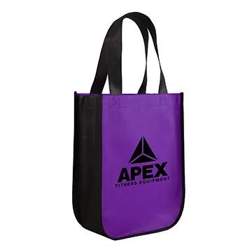 Custom Tote Bag Curve Bottom Non-Woven - 9 x 12 x 4.5 in - product view 10