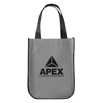 Custom Tote Bag Curve Bottom Non-Woven - 9 x 12 x 4.5 in - product view 14