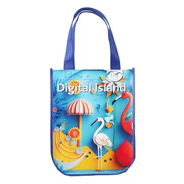 Custom Tote Bag Curve Bottom Sublimated - 9 x 12 x 4.5 in - product view 14