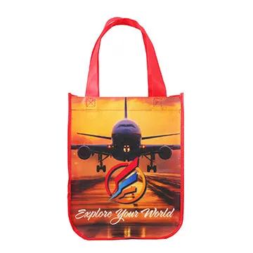 Custom Tote Bag Curve Bottom Sublimated - 9 x 12 x 4.5 in - product view 15