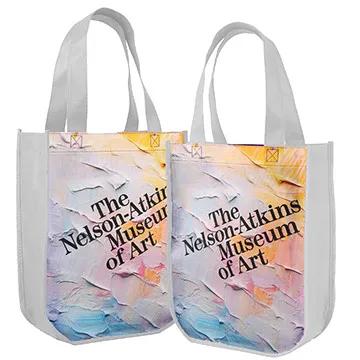 Custom Tote Bag Curve Bottom 2-Sided - 9 x 12 x 4.5 in - product view 7