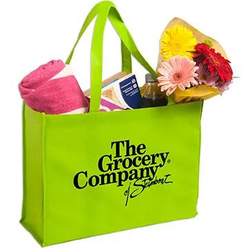 Custom Tote Bag Snap Pocket Non-Woven - 16 x 14 x 5 in - product view 7