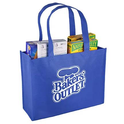 Custom Tote Bag Shopping RPET Large - 16 x 12 x 6 in - product view 4