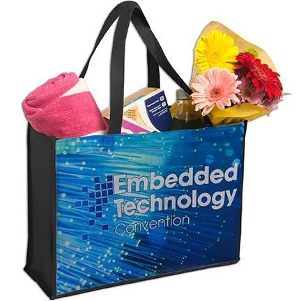Custom Tote Bag Shopping Sublimated Large - 16 x 12 x 6 in - product view 8