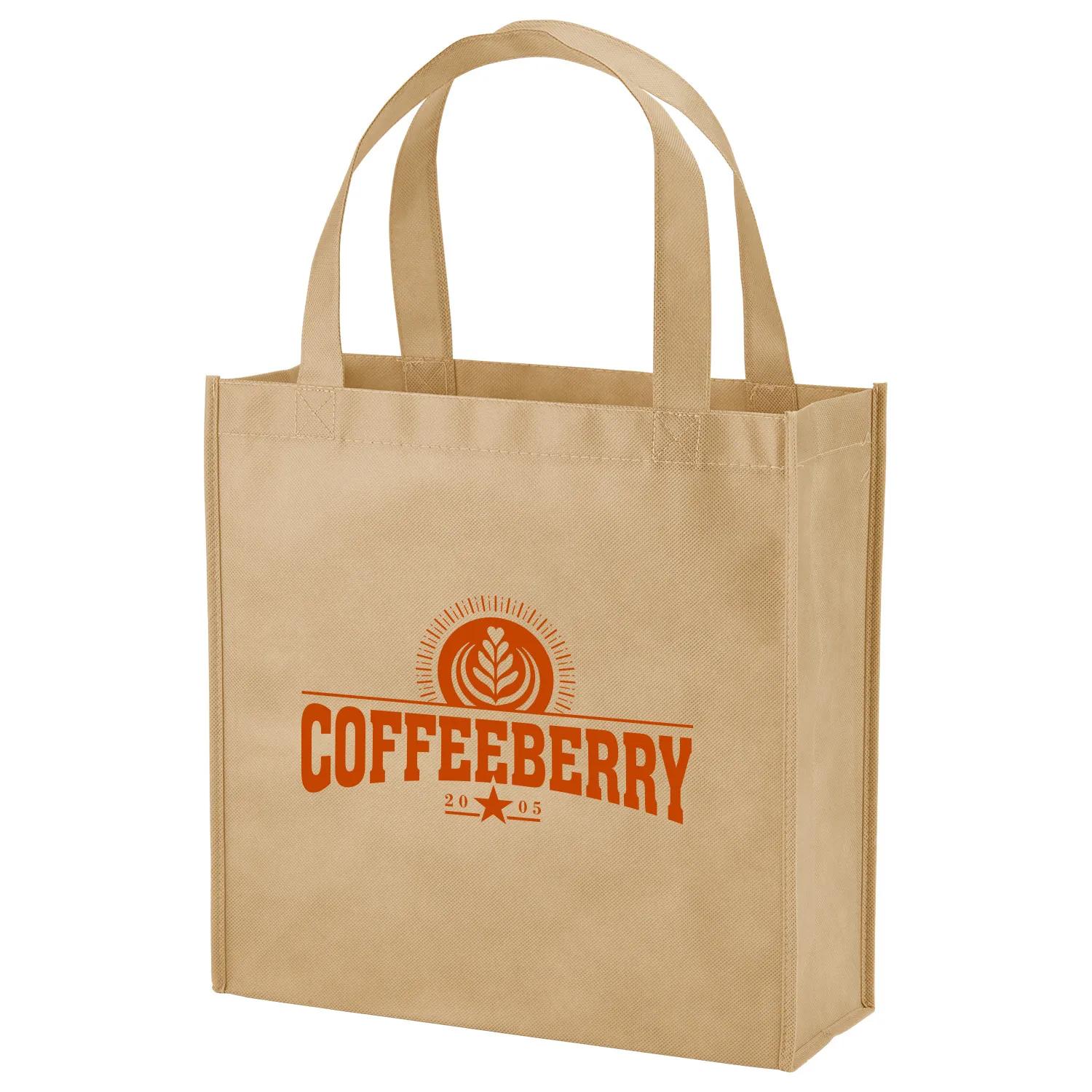 Custom Tote Bag Non-Woven Market Style - 13 x 13 in