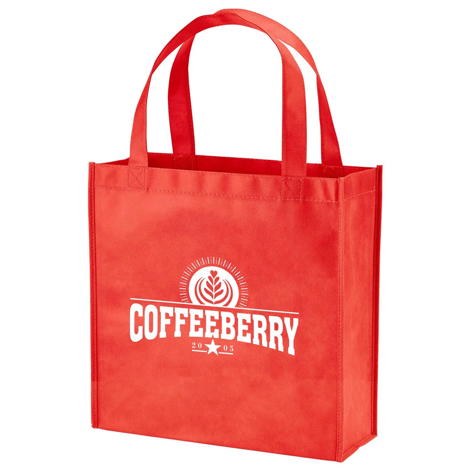 Custom Tote Bag Non-Woven Market Style - 13 x 13 in - product view 6