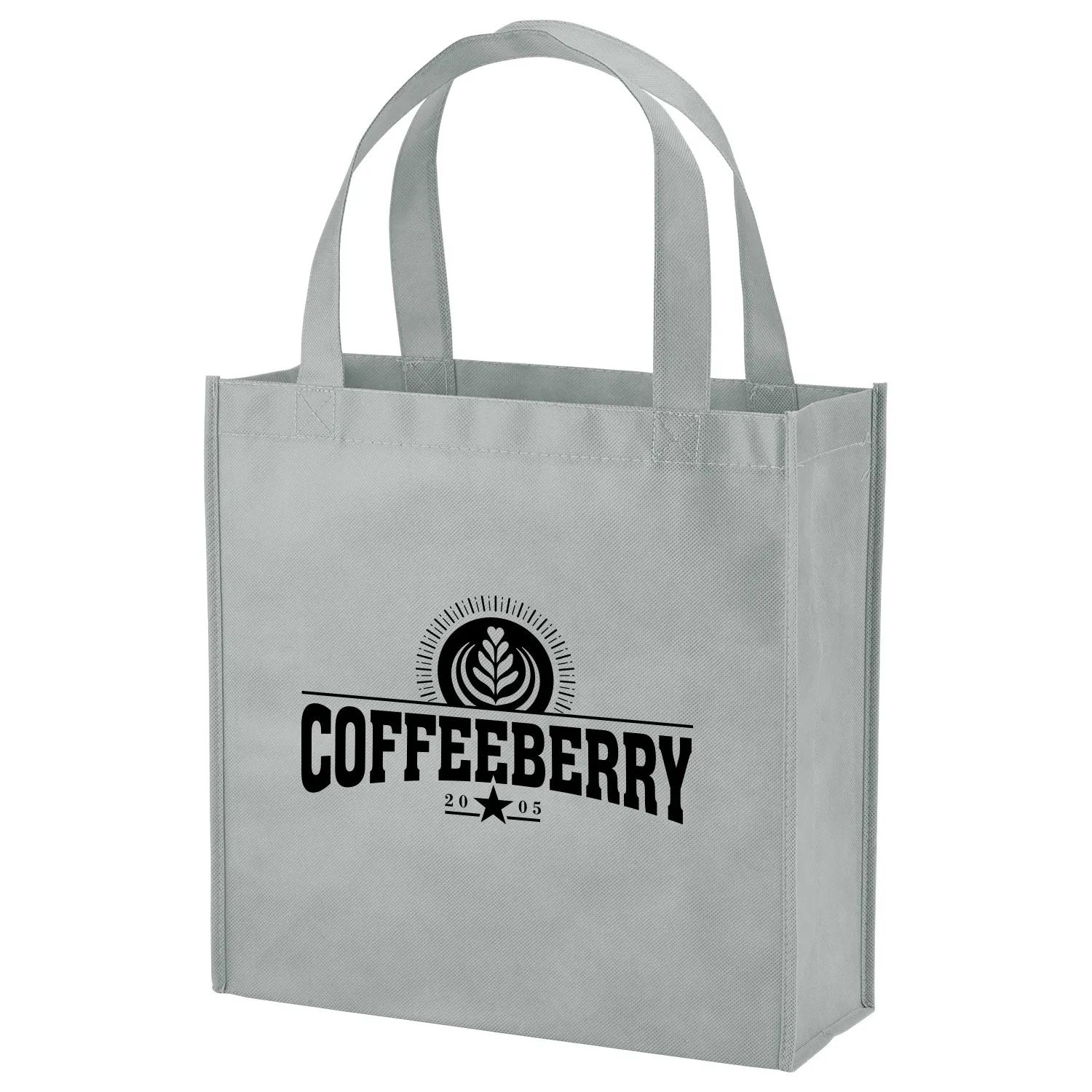 Custom Tote Bag Non-Woven Market Style - 13 x 13 in - product view 13