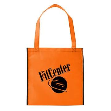 Custom Tote Bag Non-Woven Two-Tone Convention - 15 x 15 in - product view 5