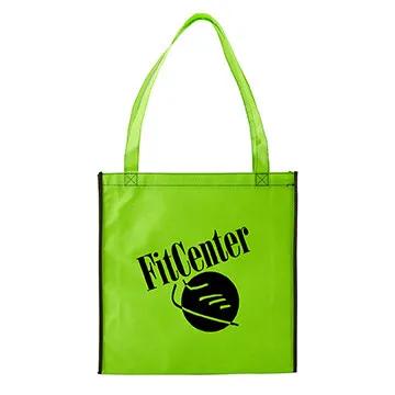 Custom Tote Bag Non-Woven Two-Tone Convention - 15 x 15 in - product view 7