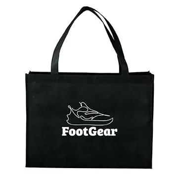 Custom Tote Bag Non-Woven Large Shopping Style - 20 x 15 in - product view 2