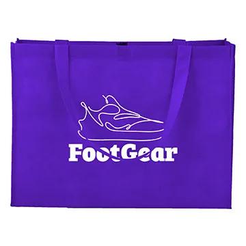 Custom Tote Bag Non-Woven Large Shopping Style - 20 x 15 in - product view 18