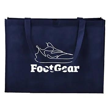 Custom Tote Bag Non-Woven Large Shopping Style - 20 x 15 in - product view 20