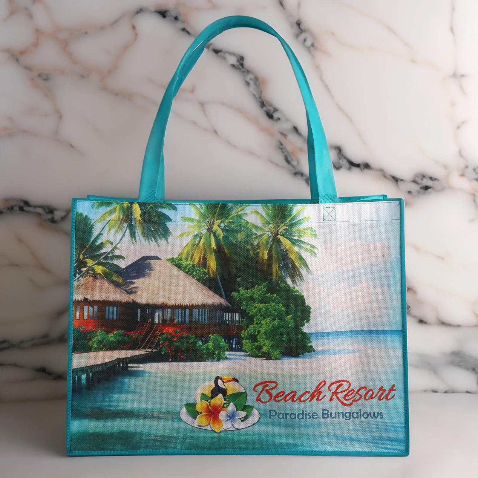 Custom Tote Bag Non-Woven Sublimated Two-Sided - 20 x 15 in