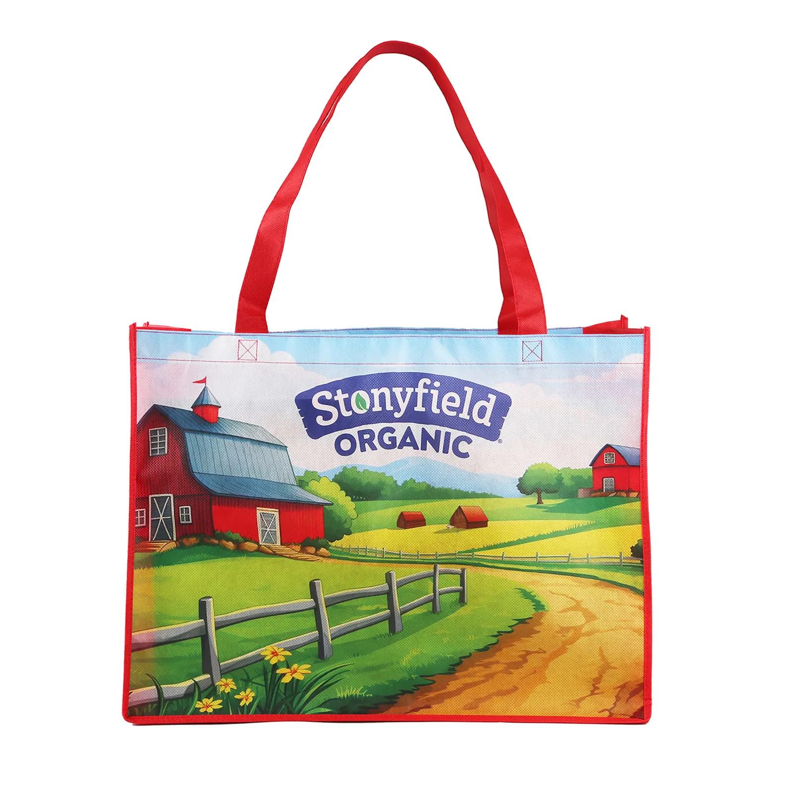 Custom Tote Bag Non-Woven Sublimated Two-Sided - 20 x 15 in - product view 8