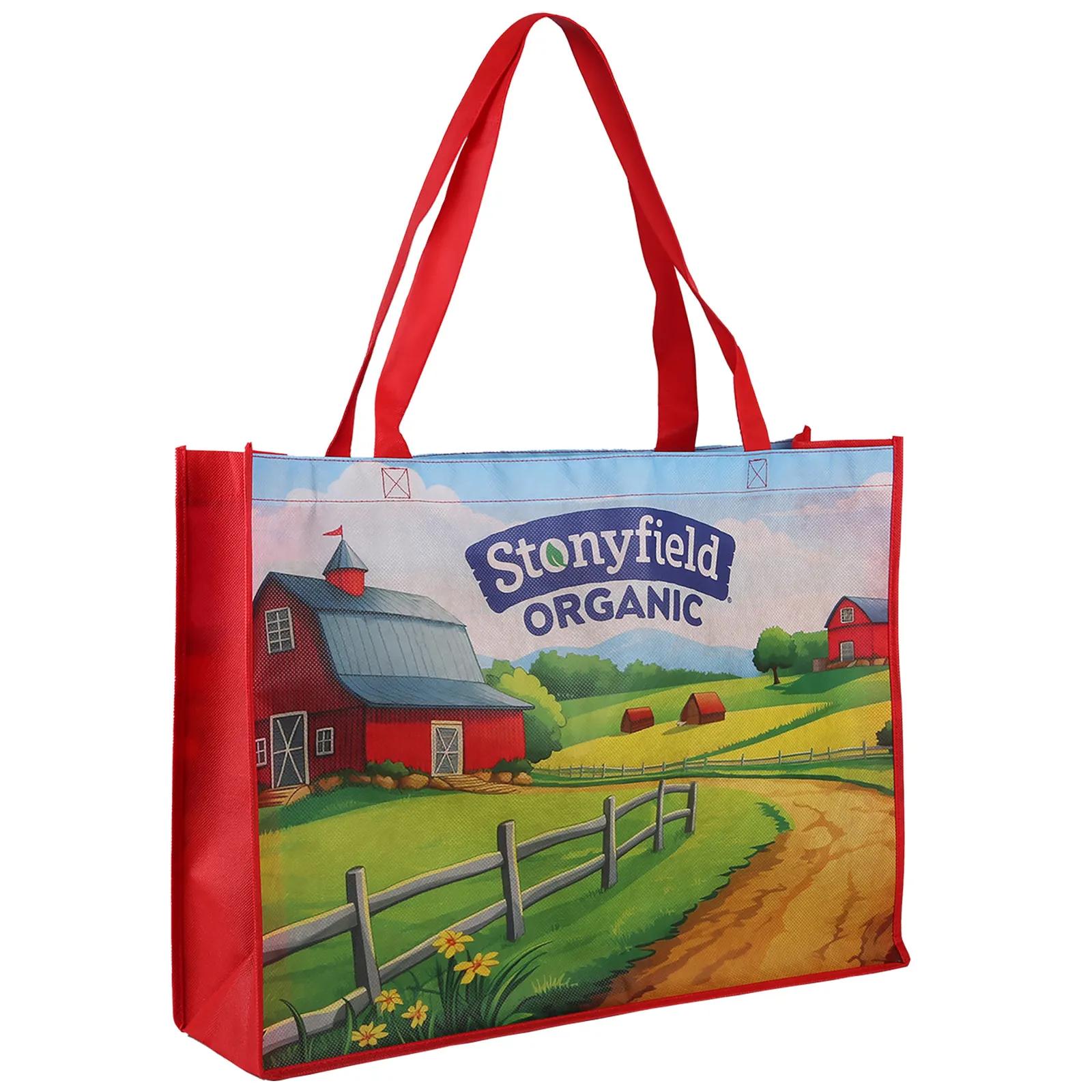 Custom Tote Bag Non-Woven Sublimated Two-Sided - 20 x 15 in - product view 9