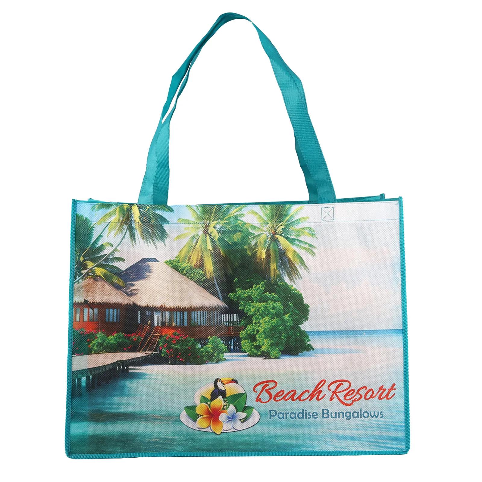 Custom Tote Bag Non-Woven Sublimated Two-Sided - 20 x 15 in - product view 10