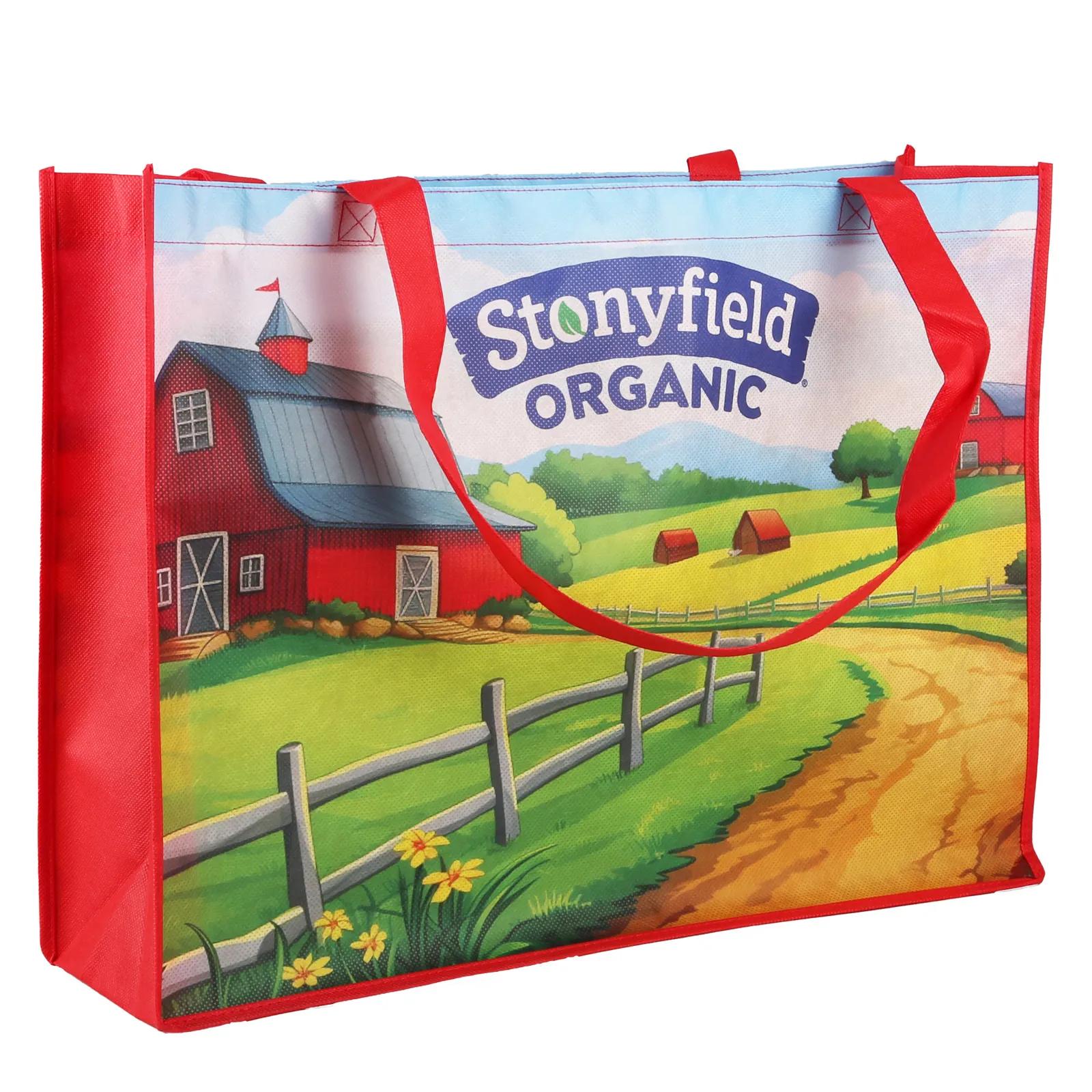 Custom Tote Bag Non-Woven Sublimated Two-Sided - 20 x 15 in - product view 13