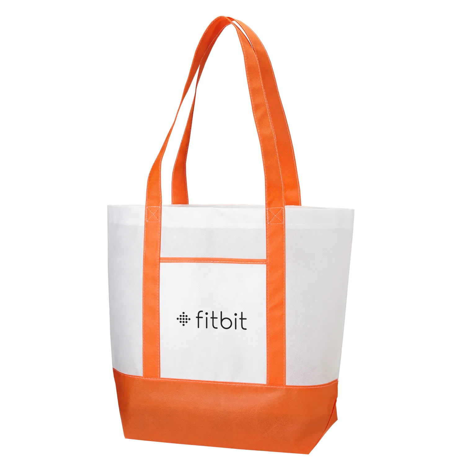 Custom Tote Bag Non-Woven Nautical Two-Tone - 18 x 15 in - product view 5