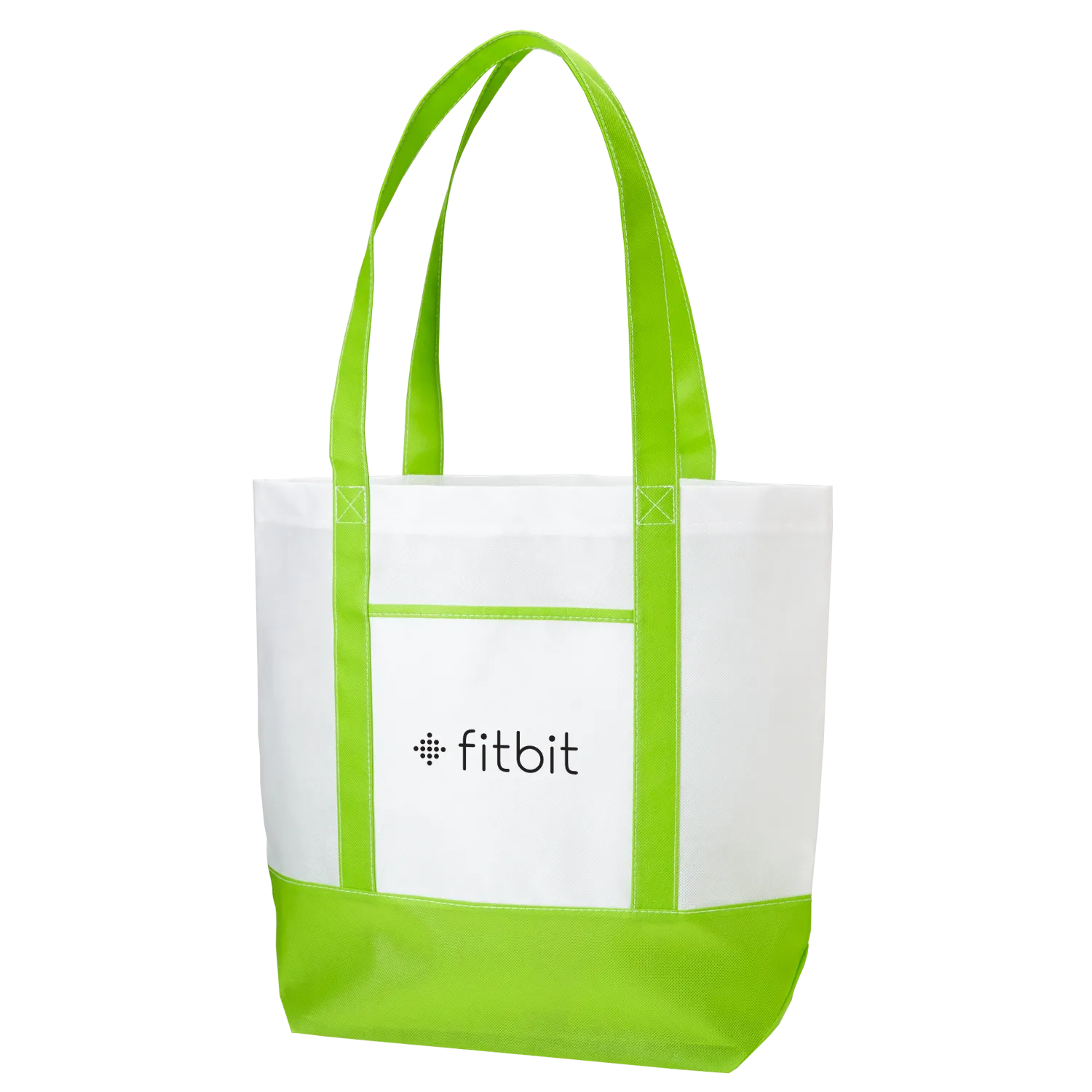 Custom Tote Bag Non-Woven Nautical Two-Tone - 18 x 15 in - product view 7