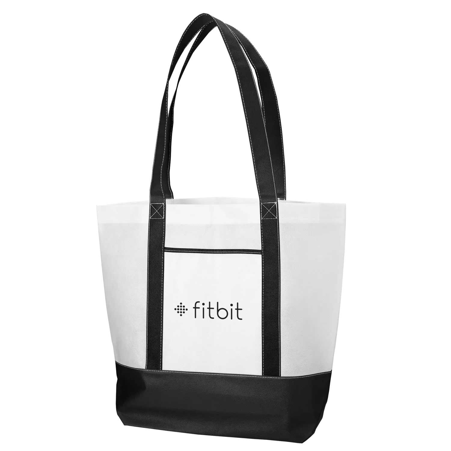 Custom Tote Bag Non-Woven Nautical Two-Tone - 18 x 15 in - product view 8