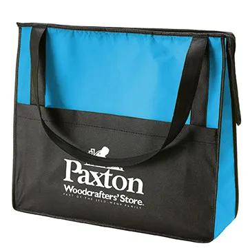 Custom Tote Bag Non-Woven Zipper Closure - 15 x 13 in