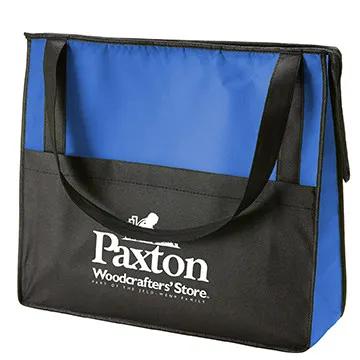 Custom Tote Bag Non-Woven Zipper Closure - 15 x 13 in - product view 2