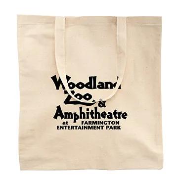Custom Tote Bag Cotton Canvas 6 oz Classic - 15 x 16 in - product view 2